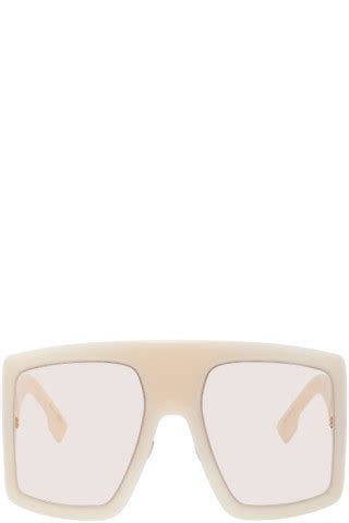 ssense dior sunglasses|Dior: Beige DiorSoLight1 Sunglasses .